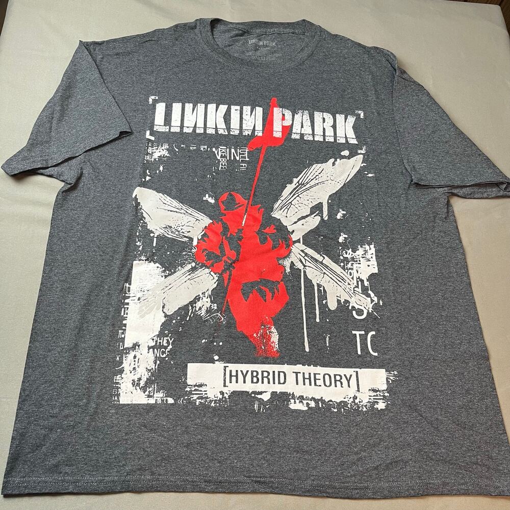 Linkin Park Shirt Dark Gray Mens Extra Large Hybrid Theory